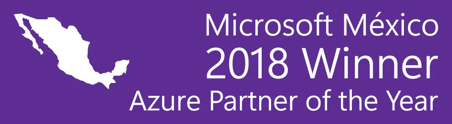 Microsoft México 2018 Winner — Azure Partner of the Year
